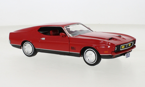 1/24 フォード ムスタング マッハ1 赤 レッド Motormax Ford Mustang Mach 1 red 1971 1:24 梱包サイズ80