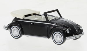 1/87 HO フォルクスワーゲン ビートル コンバーチブル ブラック 黒 Wiking VW Beetle 1200 Convertible black 1961 1:87 新品 梱包サイズ60