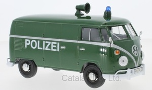 1/24 フォルクスワーゲン バス ポリス パトカー 警察車両 VW T1 Kasten Polizei Motormax 梱包サイズ80