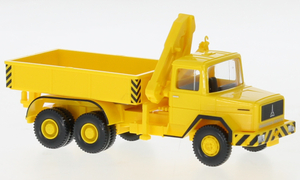 1/87 HO マギルス トレイラー トラック 黄色 イエロー ダンプカー Magirus Heavy load trailer truck yellow 1970 1:87 梱包サイズ60