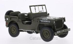 1/18 ウィリー ウィリス ジープ Willys Jeep アメリカ 陸軍 アーミー U.S. Army Welly 梱包サイズ80