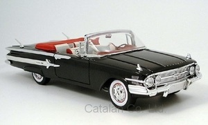 1/18 シボレー シヴォレー インパラ 黒 ブラック Chevrolet Impala black 1960 Motormax 梱包サイズ100