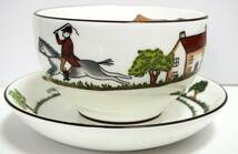 49M WEDGWOOD ウェッジウッド HUNTING SCENES ハンティングシーン カップ ソーサー ジャパニーズ 湯呑 1客 セット 1円スタート_画像1