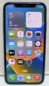 22M A1902 MQAX2J/A iPhone X 64GB SIMフリー ◯判定 白ロム スペースグレイ Apple アップル アイフォーン テン 1円スタート