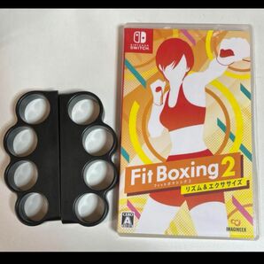 ニンテンドースイッチ フィットボクシング２　switch Fit Boxing2 フィットボクシング2 ジョイコン用 グリップ付き