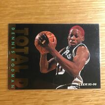 NBA カード デニスロッドマン ロドマン 1995-96 FLEER Dennis Rodman ロッドマン インサート スパーズ total d_画像1