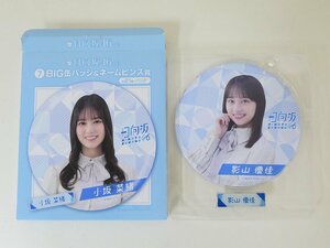 【3】　日向坂46　BIG缶バッジ ＆ ネームピンズ　影山優佳