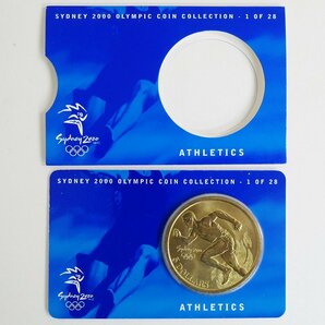 【3】 オーストラリア シドニーオリンピック 陸上競技 2000年 5ドル 記念コインの画像1