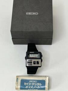 【M351】貴重品 未使用品 デッドストック SEIKO ボイスノート M516-4000 説明書付き メンズ 腕時計 稼働品 保管品