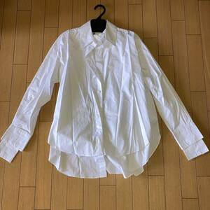 ☆お値下げ☆osker オスカー　2重襟デザインシャツ　白シャツ 未使用タグ付き