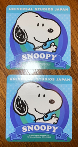 新品/限定/非売品/スヌーピー/ステッカー/シール/SNOOPY/ユニバ ユニバーサルスタジオジャパン/USJ/セット/まとめ/記念/景品/特典