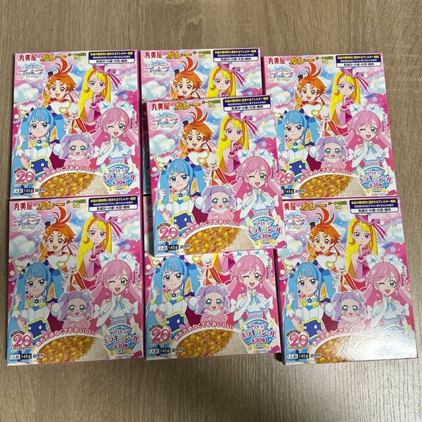 丸美屋　ひろがるスカイ プリキュア カレー　カード付き　食品セット