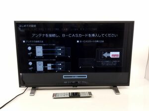 y☆/ TOSHIBA 東芝 ハイビジョン液晶テレビ REGZA レグザ 2022年製 32V34 リモコン付き 現状品　/DY-2487