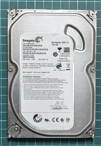 【送料無料】 短使用品 美品 動作品 Seagate シーゲイト ST3160318AS Barracuda 7200.12 160GB/7200rpm/3Gb/s SATA/8MB