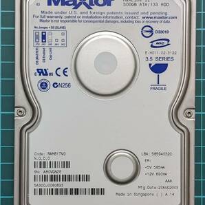 【送料無料】 レア品 Maxtor MaXLine II 5A300J0 300GB IDE Hard Disk Drive 3.5インチHDD USED　001