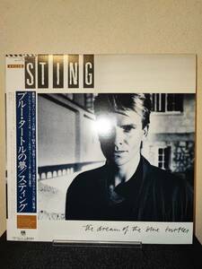 極美盤 スティング ブルータートルの夢 STING THE DREAM OF THE BLUE TURTLES A&M AMP-28125 OBI 帯 ポリス POLICE