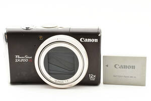 Canon デジタルカメラ PowerShot パワーショット SX200 IS ブラック 動作品