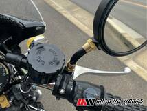 Z2 ミラー 真鍮 デコレーション ナット デコナット 左右1台分 4個 Z1 Z750FX KZ900 KZ1000 Z400FX Z400GP CB CBX CBR GS400 GS750 XJ RZ_画像1