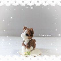 *rina's shop*3.5cm愛猫キジトラちゃん＆台座*ハンドメイド*羊毛フェルト*ブライス*ペットロス*インテリア*メモリアル*保護猫*猫用品_画像3