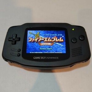 ゲームボーイアドバンス 本体 GBA 任天堂 ニンテンドー プレラミネート IPS液晶 V5 バックライト ブラック ジャンク 美品 