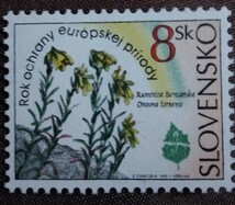 スロバキア　1995.2.28 自然保護　花　植物　3完 未使用糊あり_画像5