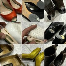 1円~ ＊ まとめ売り '豪華26点セット' Salvatore Ferragamo / Sergio Rossi / YSL / TORY BURCH / BALLY / FOXEY / MIHAMA パンプス 卸売_画像10