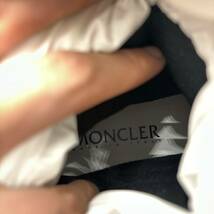 1円~ ＊ イタリア製 '高級婦人靴' MONCLER モンクレール GAIA スノーブーツ / ダウンブーツ EU39 24.5cm レディース シューズ SILVER _画像7