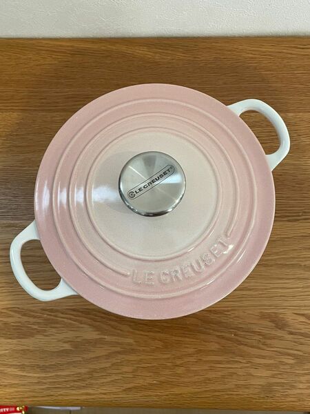 LE CREUSET ルクルーゼ ココットロンド 18 パウダーピンク　pink 両手鍋