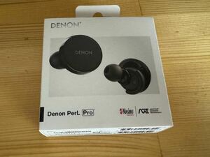 美品パーソナライズ機能付き完全ワイヤレスイヤフォン Denon PerL Pro AHC15PLBKEM AH-C15PL ブラック