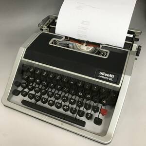 BF10/66 olivetti Lettera DL antique English typewriter olibetire tera DL type verification settled secondhand goods **