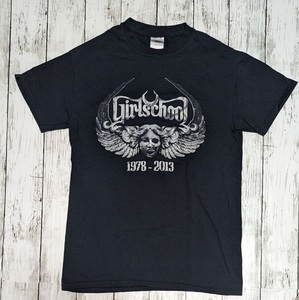 TS12 Girlschool JAPANESE ASSAULT FEST 2013 Tシャツ　Sサイズ　T-SHIRTS Sサイズ　 バンドT　ロックT　