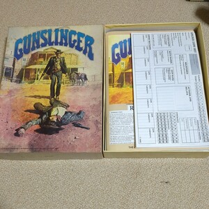 現状品　ボードゲーム　ガンスリンガー　真昼の決闘　GUNSLINGER　BOOKCASE GAME　アバロンヒル　Avalon Hill　SLG AH