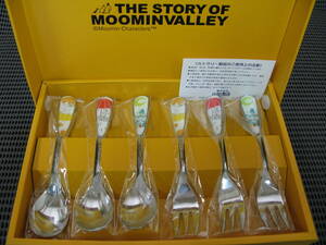  Moomin * spoon & Fork 6 pcs set *ya maca * unused storage goods 