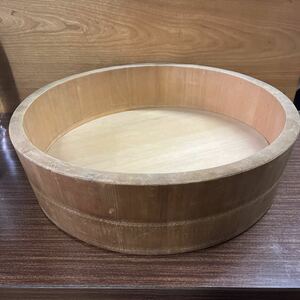 寿司桶 飯台 木製 おひつ すし桶 木桶 手巻き寿司 古道具 寿司屋 