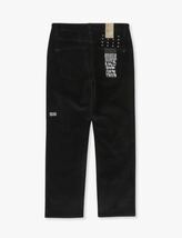 希少　別注　新品　ロンハーマン×スビ　ローデュロイパンツKsubi for Ron Herman Corduroy HAZLOW 30 黒 Black ブラック　RHC_画像4