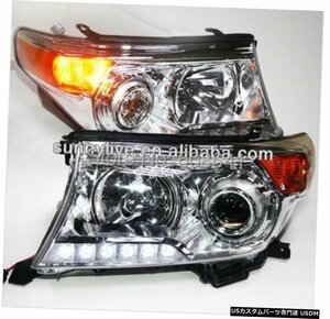 右ハンドル、日本光軸仕様 FJ200 LEDエンジェルアイヘッドランプV1タイプランドクルーザー FJ200 LED Angel Eye Head Lamp V1 Type Land C