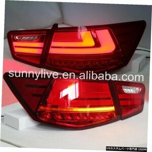 右ハンドル、日本光軸仕様 LEDリアライトLED付きフォルテテールランプ2009-2011WH KIAの赤色 LED REAR LIGHT FOR Forte Tail Lamp with LE