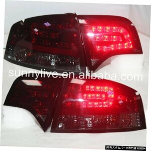 右ハンドル、日本光軸仕様 アウディA4b7LEDテールライトリアランプ2005- 2008年ダークレッドSN For Audi A4 b7 LED Tail Light Rear lamp