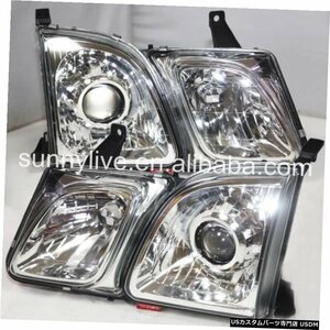 右ハンドル、日本光軸仕様 レクサスLX470ヘッドランプ1998- 2003年ホワイト For Lexus LX470 Head Lamp 1998-2003 year White