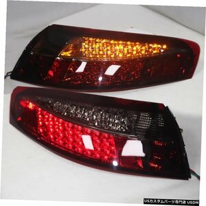 右ハンドル、日本光軸仕様 LEDリアライト1997-2004ポルシェ997996ダークレッドSN LED rear light 1997-2004 For Porsche 997 996 Dark Re