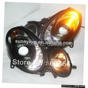 右ハンドル、日本光軸仕様 メルセデスベンツW211E63 LEDヘッドランプ2002?05ブラックタイプ For Mercedes-Benz W211 E63 LED Head Lamp 2