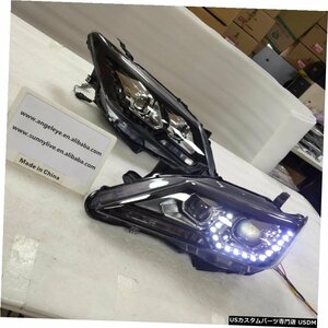 右ハンドル、日本光軸仕様 2012カムリLEDヘッドライトエンジェルアイズPWV2タイプ 2012 Camry LED Head Light Angel Eyes PW V2 Type