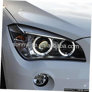 右ハンドル、日本光軸仕様 BMW X1 E84LEDストリップエンジェルアイズヘッドライトD1SHIDキット2009- 2014年CN For BMW X1 E84 LED Strip