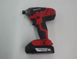 ●京セラ RYOBI 18V 充電式インパクトドライバー BID-1805 KYOCERA リョービ 本体 バッテリー B-1815LA 使用品 中古品