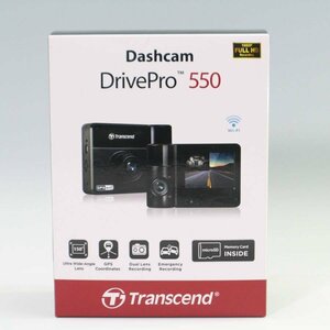 美品！Transcend Dashcam DrivePro550 ドライブレコーダー 64GB microSD付き◆735f23