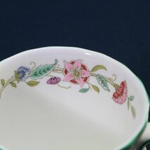 ミントン ハドンホール グリーン＆ブルー マグカップ2客/B＆Bプレート 大皿セット MINTON HADDON HALL◆774f19_画像5