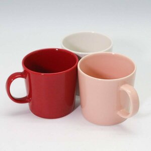 iittala イッタラ TEEMA ティーマ マグカップ3個セット レッド/ピンク/ホワイト◆779f15