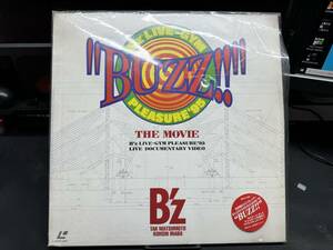 LD レーザーディスク BUZZ!! THE MOVIE B'z LIVE-GYM PLEASURE'95 LIVE DOCUMENTARY VIDEO ビーズ ライブ
