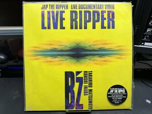 LD レーザーディスク LIVE RIPPER JAPTHE RIPPER LIVE DOCUMENTARY VIDEO B'z ビーズ ライブ