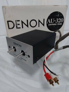 DENON MC昇圧トランス AU-320 動作良好美品